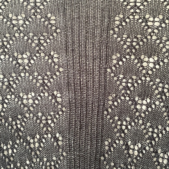 Ricki’s Pointelle Drape Front Cardigan - Picture 5 of 9